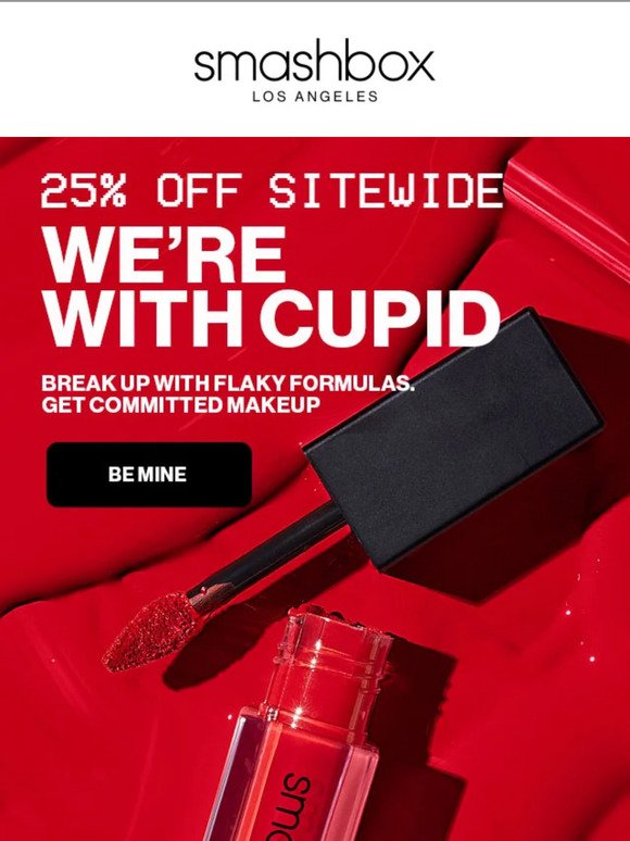 25% off sitewide–our valentine to you 💋