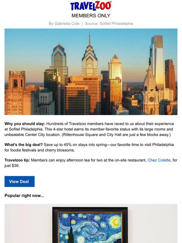 $129-$199—Downtown Philadelphia Sofitel incl. weekends