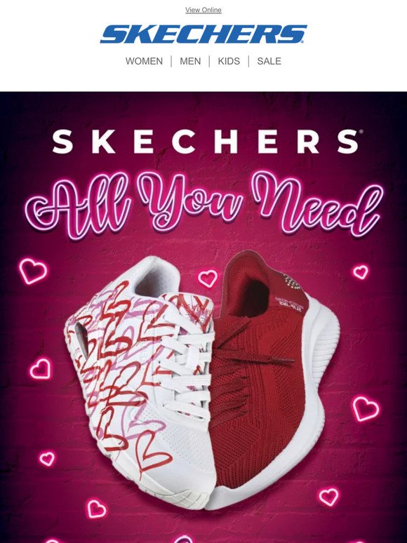 Love Is In The Air With Skechers 💌