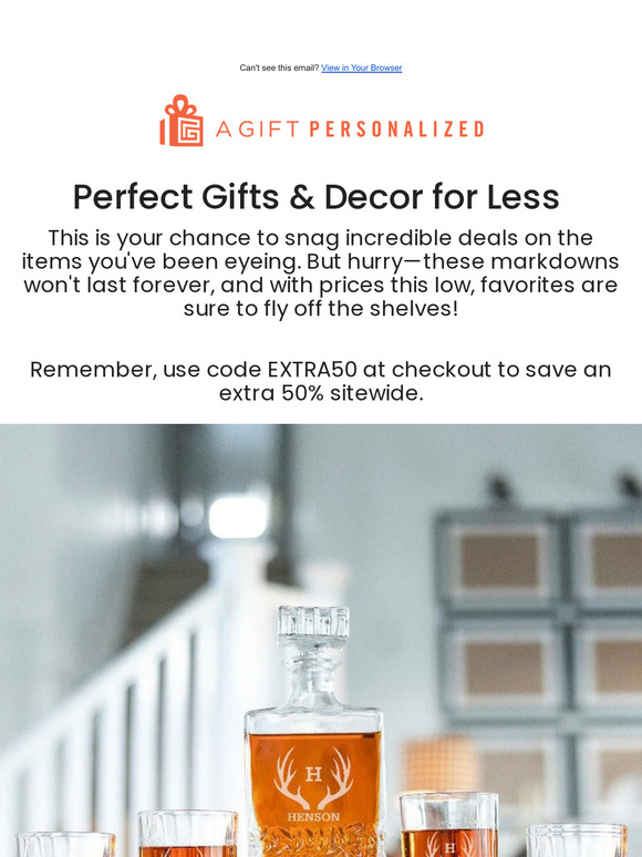 Perfect Gifts For Less + An Extra 50% OFF Sitewide! 🌟
