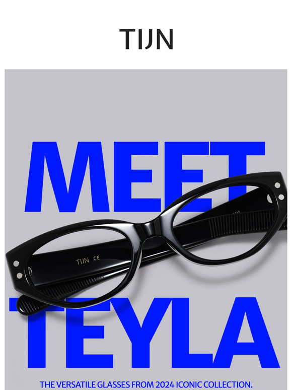 TIJN Eyewear: Meet Teyla from 2024 ICONIC COLLECTION. | Milled