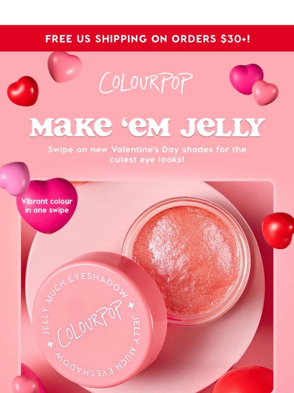 We're so jelly of these new vday shades 💗