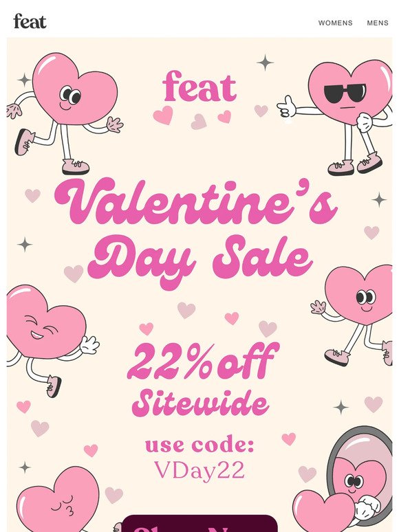 Love Is In The Air: 22% Off Everything