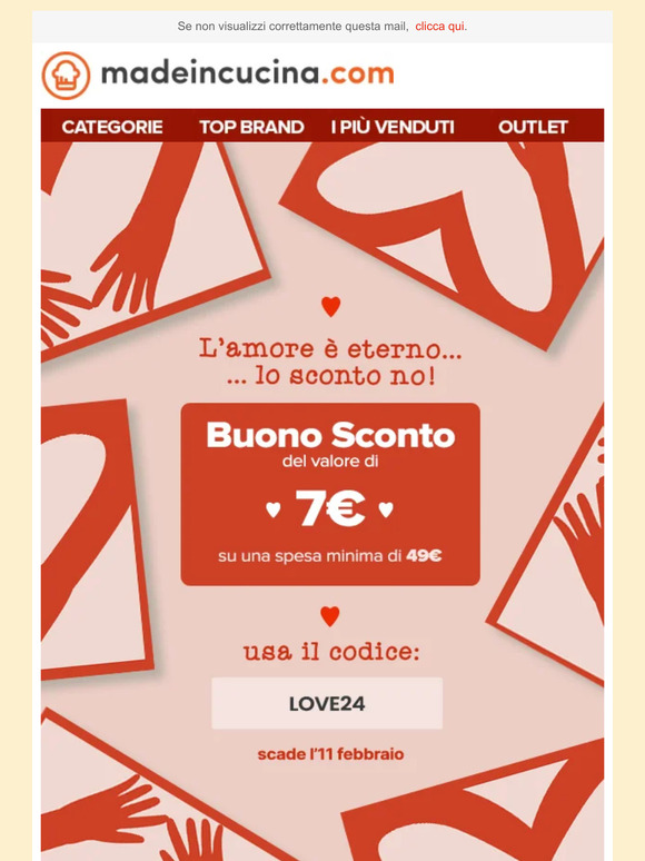 Festeggia San Valentino con un Buono Sconto!