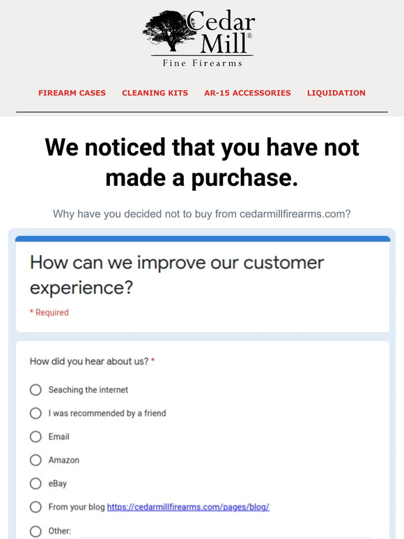 We are looking to get your feedback:  😃