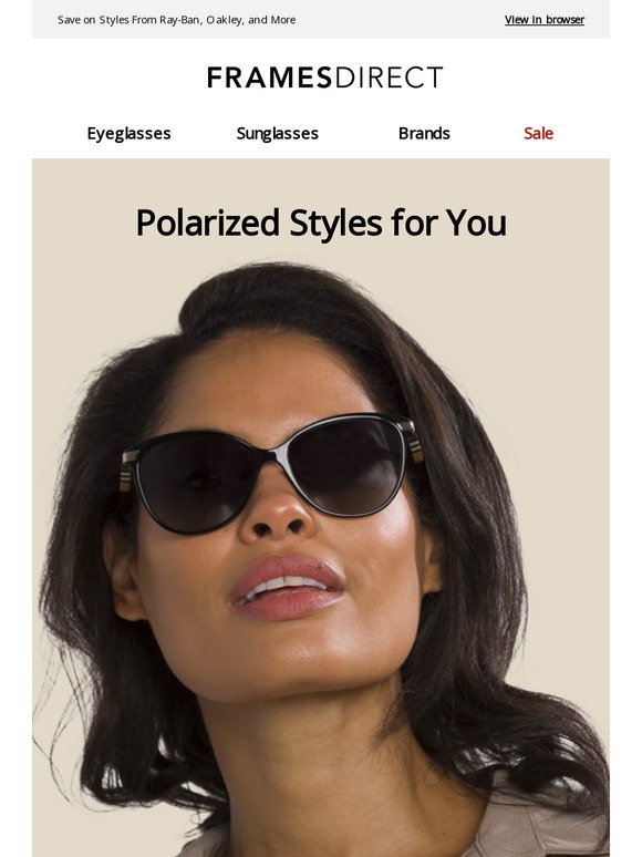 Get 20% off Your Favorite Polarized Sunglasses