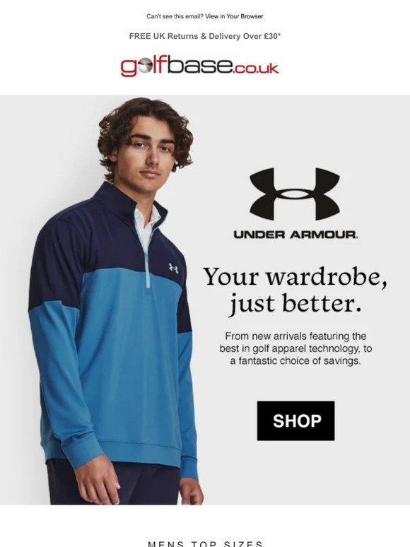 Under Armour: Your wardrobe, just better 🏌️