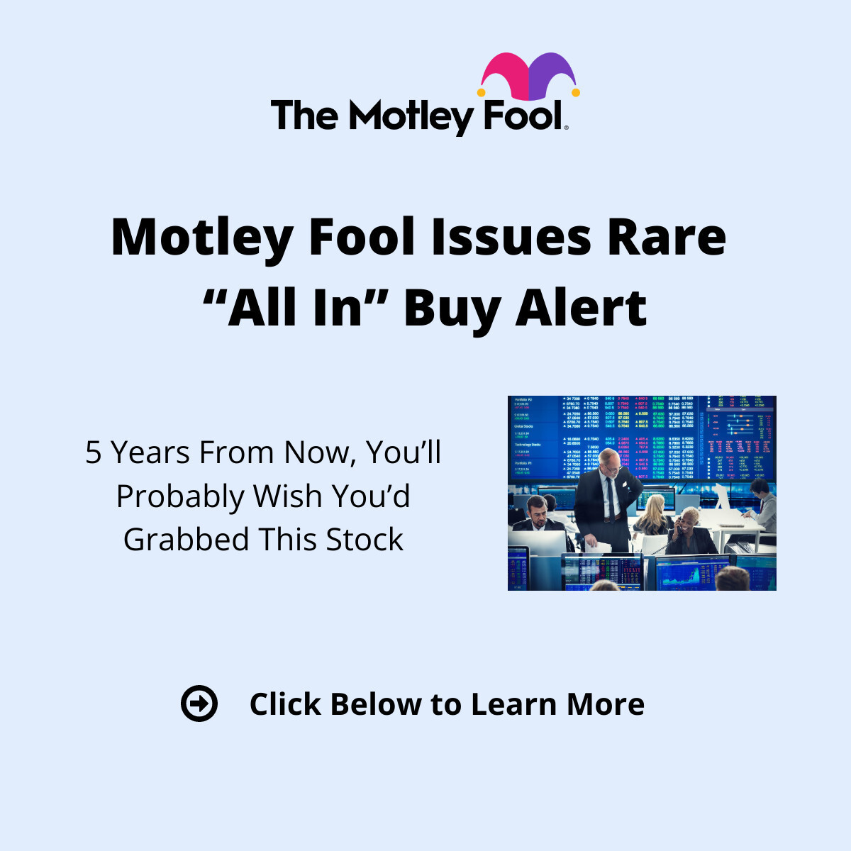 The Motley Fool "All In" Buy Alert = 116x Returns? Milled