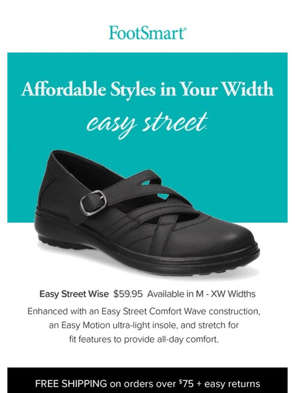 Easy Street - Shop Styles In Your Width