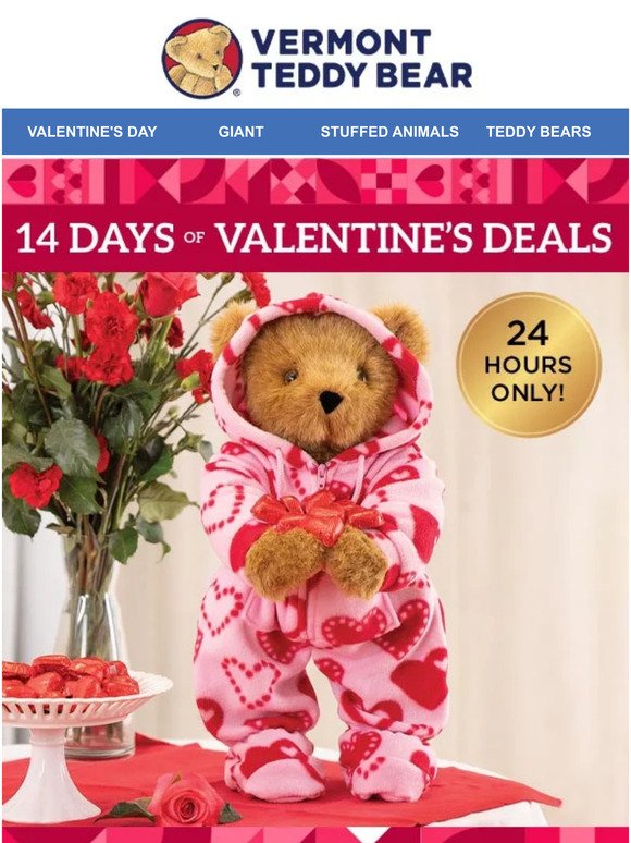 40% OFF. Day 8. A best selling sweetheart Bear!
