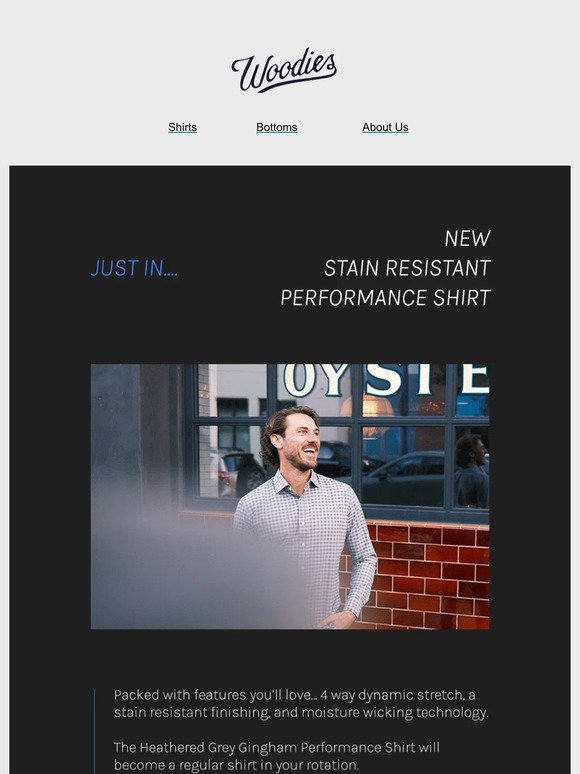 Brand New Stain Resistant Performance Shirt