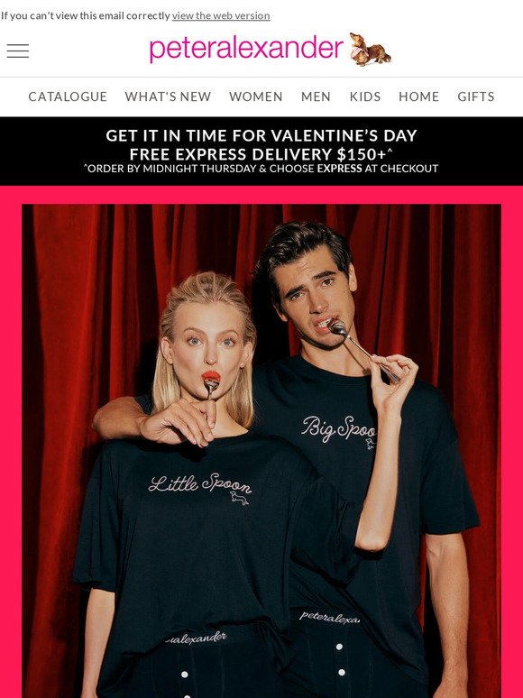 Need a gift for Valentine's? Get it in time with Free Express Delivery $150+!