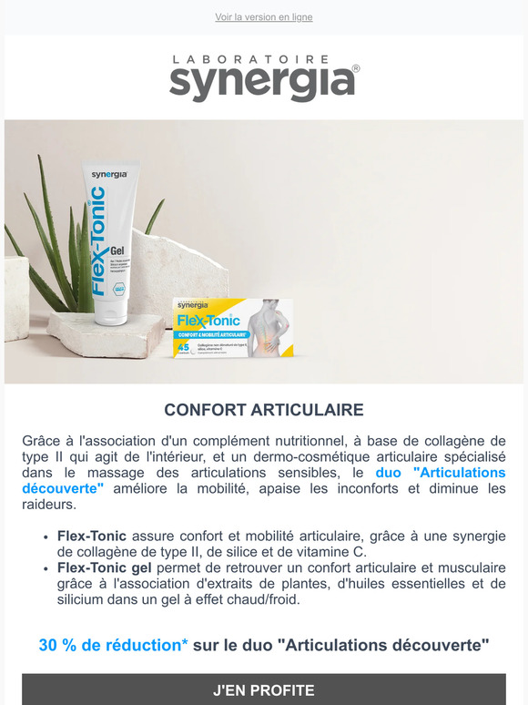 Confort articulaire ! -30 % sur le duo "Articulations découverte"