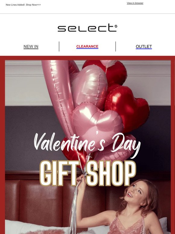 🎁 Valentine Gift Shop: Up To 90% Off Everything!
