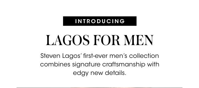 Introducing Lagos for Men
