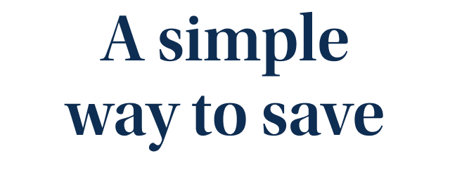 A simple way to save