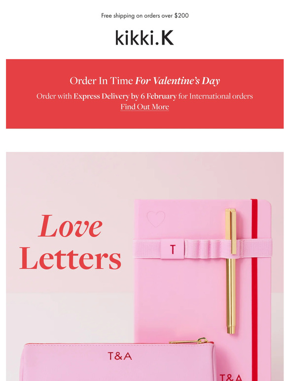 kikki.K: Love Letters | Valentine's Day | Milled