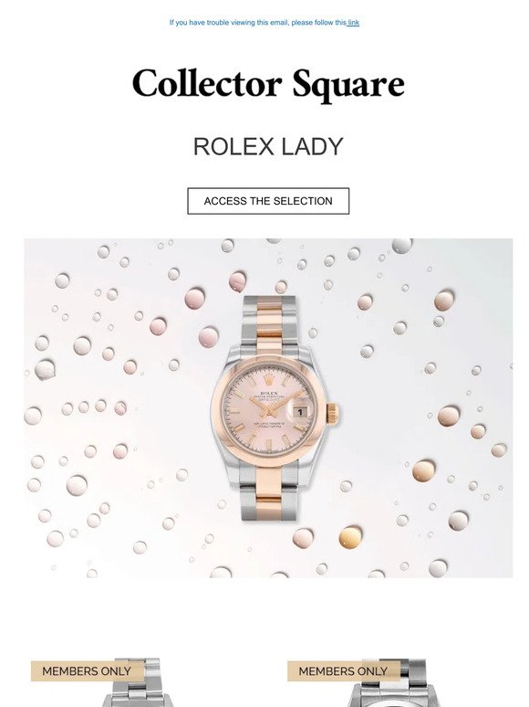 Rolex Lady : Datejust & Oyster Perpetual