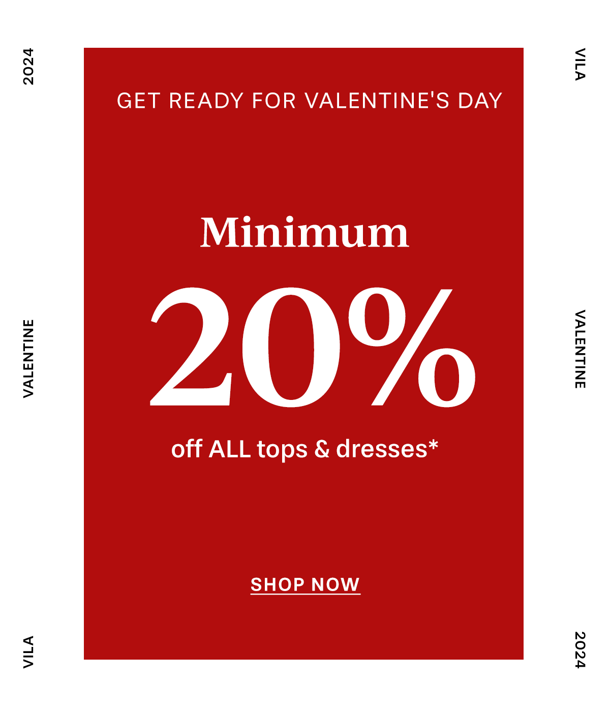 Vila PROMOTION CODE for you 20 off ALL tops & dresses Milled