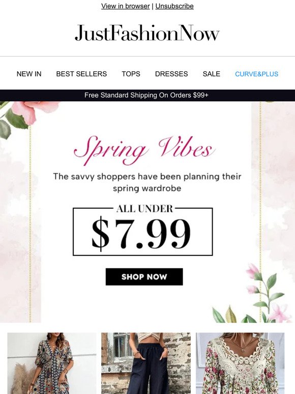 YAY! New Spring arrivals are on sale