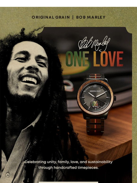 Original Grain Handcrafted in partnership with Bob Marley Milled