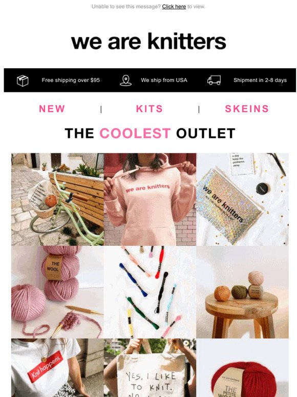 The new WAK outlet is here! 🧶🛍️