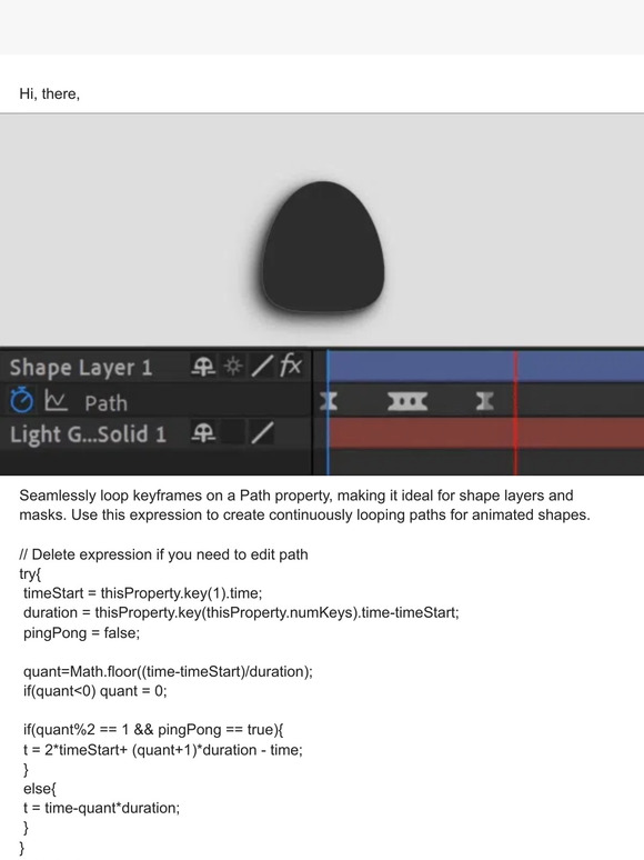 Loop Path expression