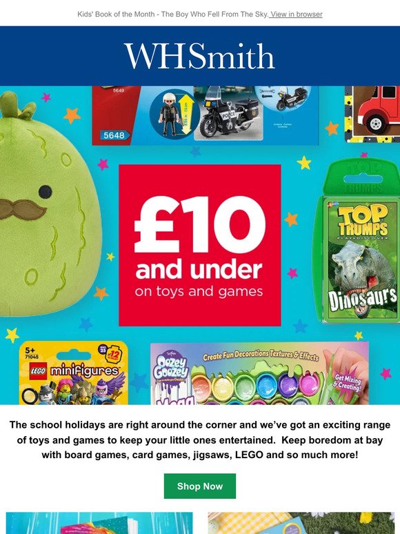 Toys and Games £10 and under!