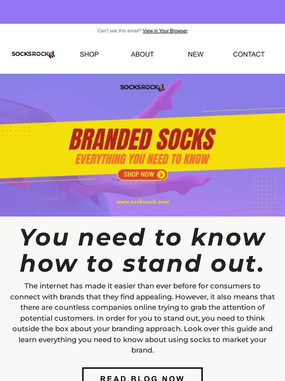 Socks Rock Step Up Your Branding Game with Custom Socks! Milled