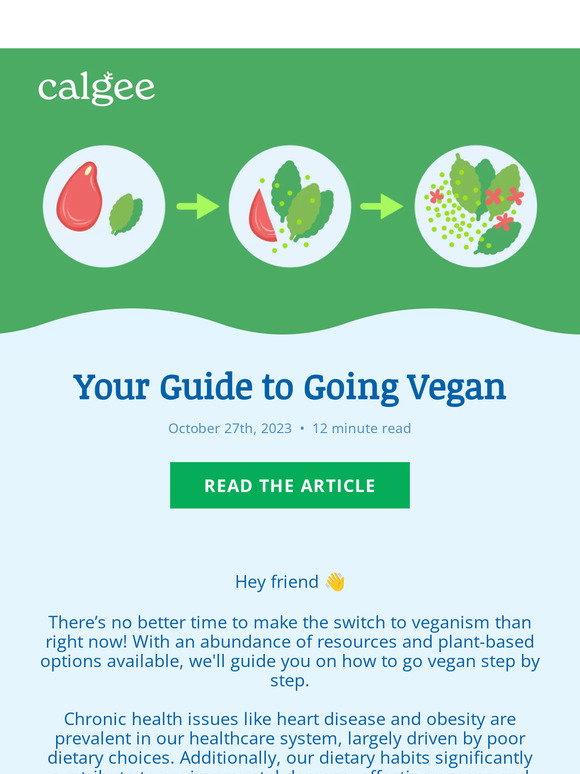 Calgee Tab Calgee: Your Guide to Going Vegan 🌿 | Milled