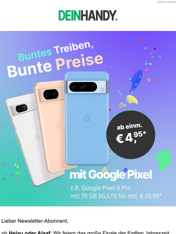 Google Pixel: Buntes Treiben, Bunte Preise