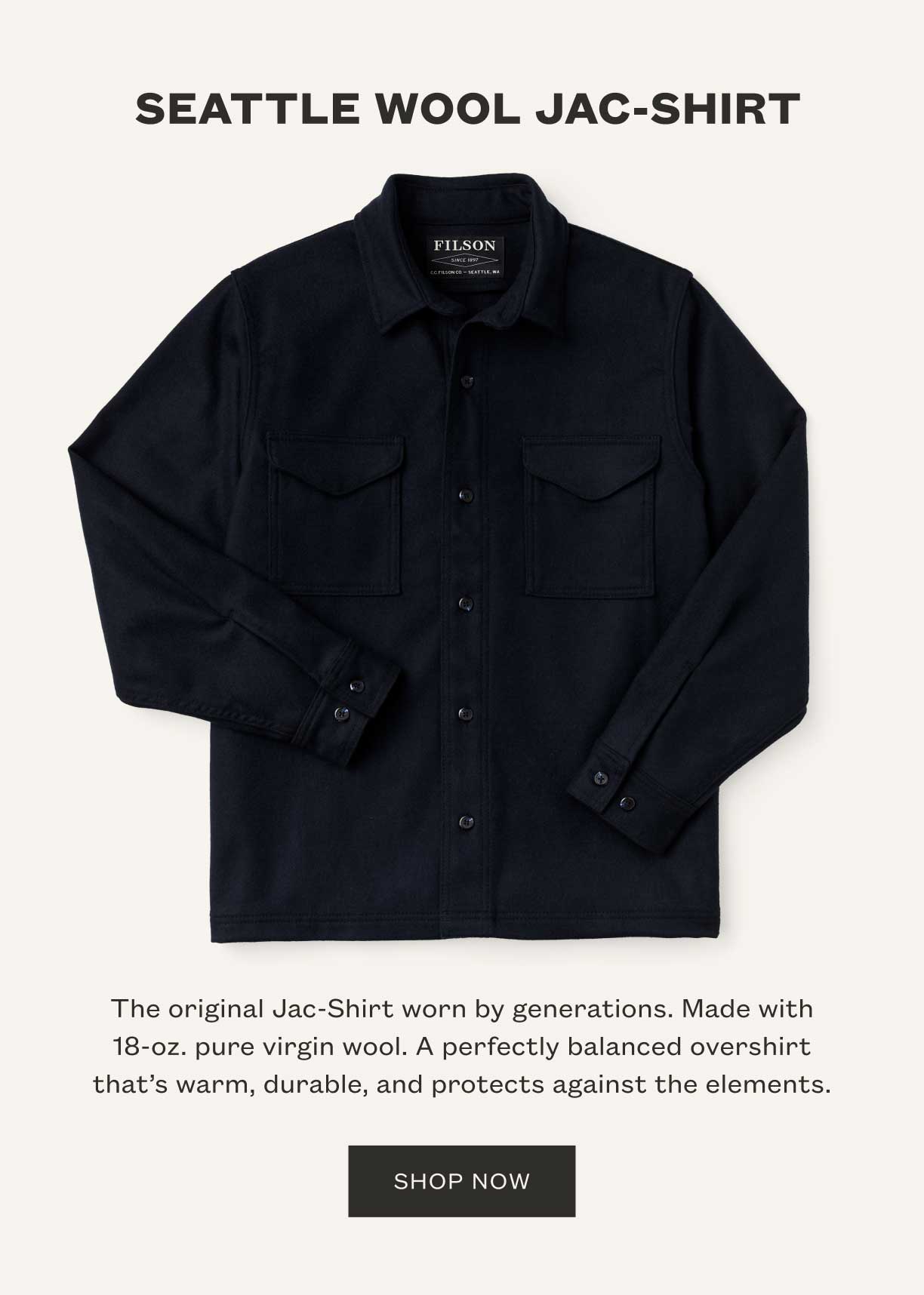 Filson MOLESKIN ZIP SHIRT /M size Moleskin Filson | Khaki (Beige