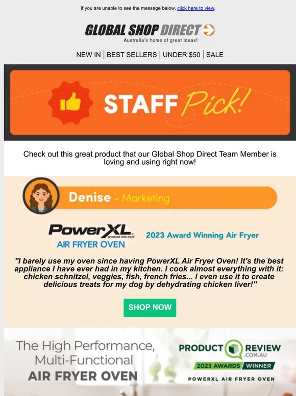 Staff Pick: PowerXL Air Fryer Oven