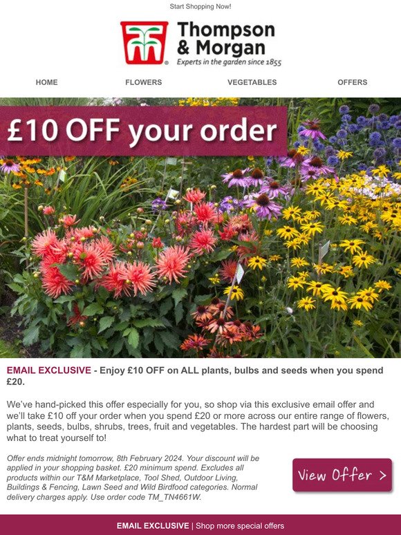 £10 OFF your order!