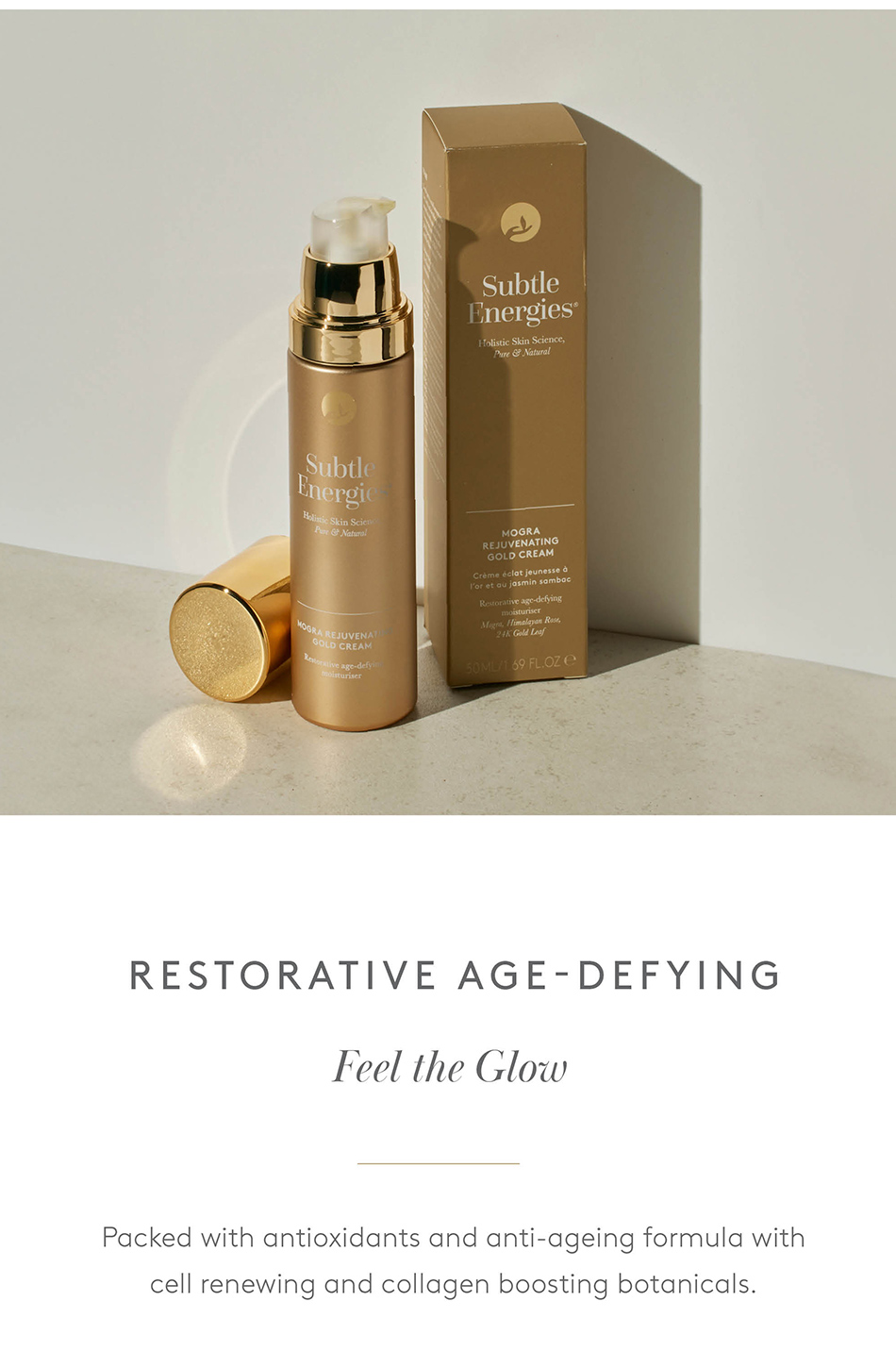 Subtle Energies Rejuvenating Gold Cream