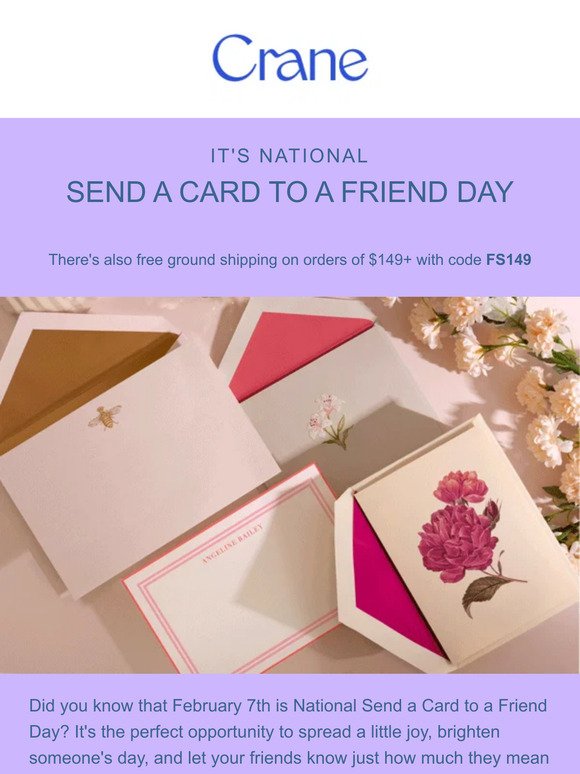 Celebrate National Send a Card to a Friend Day with Us!