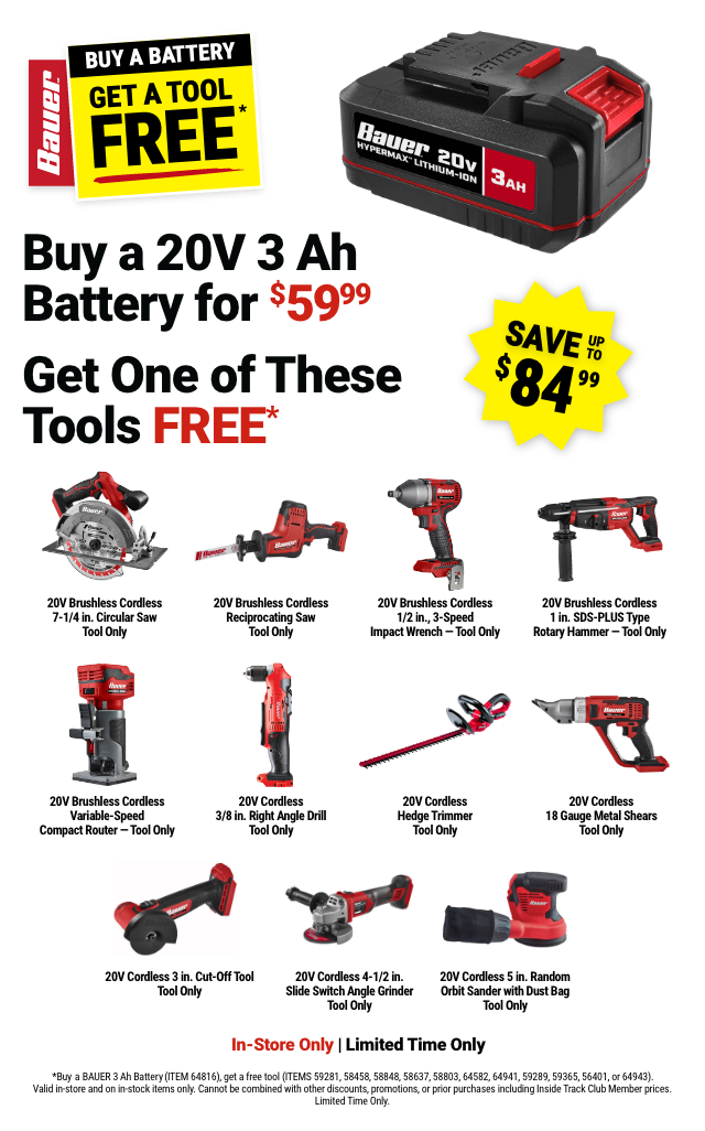 Harbor Freight Tools Bundles You’ll Love! HERCULES & BAUER SAVINGS! Milled
