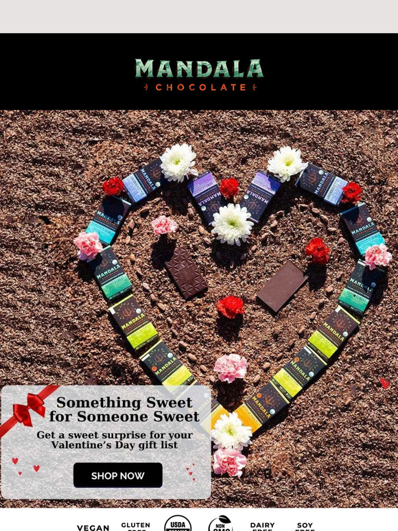 ❤️Send Love, Health, and Vitality with Mandala Chocolate! 🍫🍃
