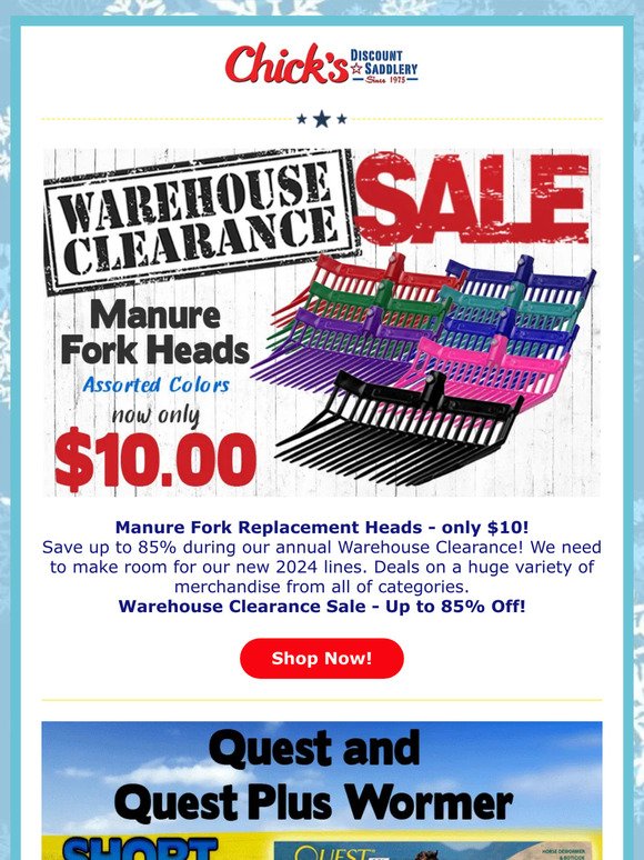 🐎 Manure Fork Heads $10  🎉