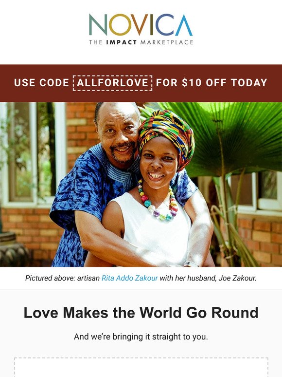 Feel the Love — your $10 code awaits