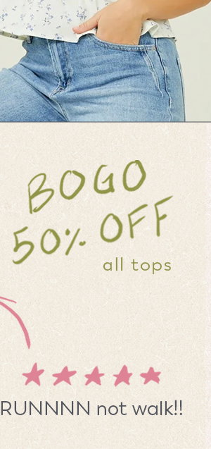 Shop BOGO 50% OFF Tops