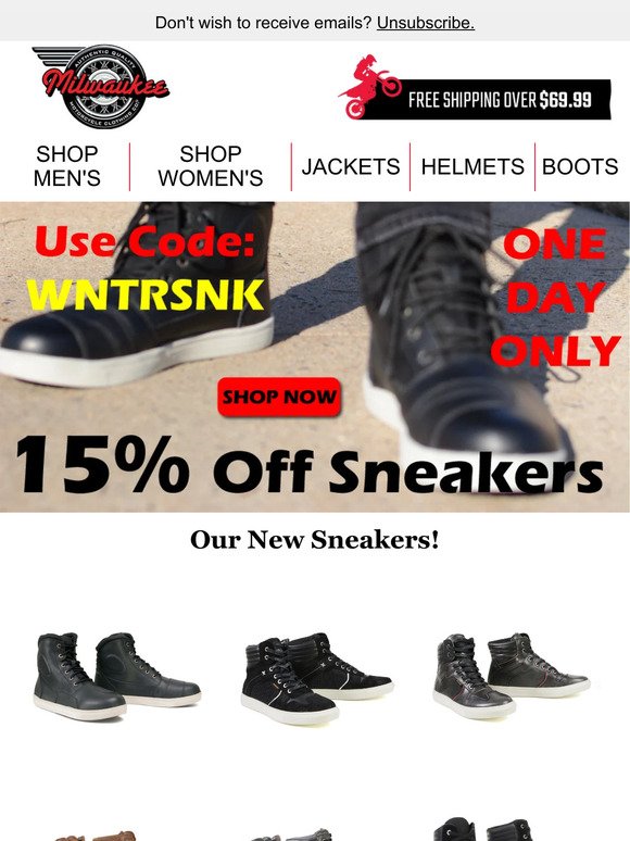 💞 Hey friend, ONE Day 15% OFF Sneakers💞