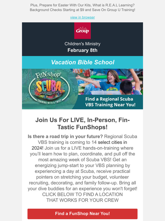 Join Us For LIVE, In-Person, Fin-Tastic FunShops!