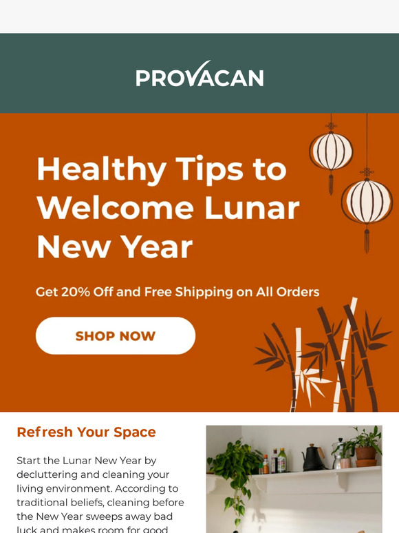 Healthy Tips to Welcome Lunar New Year 🐉