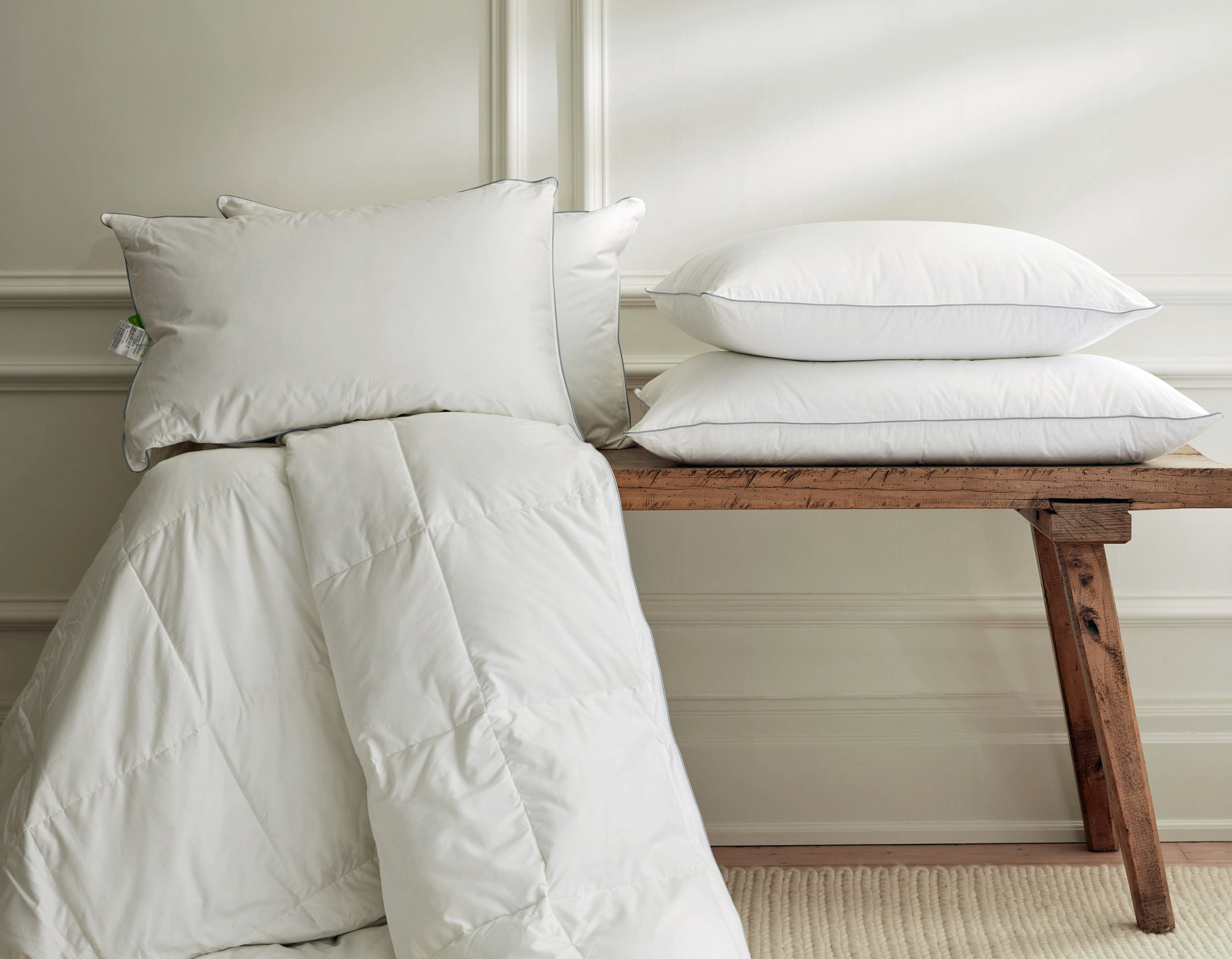 Scooms New firmer goose down pillows in stock now! Milled