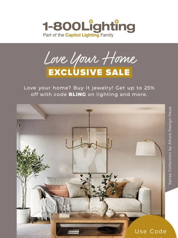 Show Your Home Some Love •• Exclusive Sale Continues!