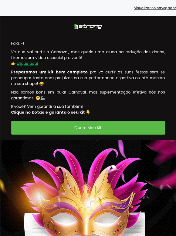Vai pular carnaval, —?