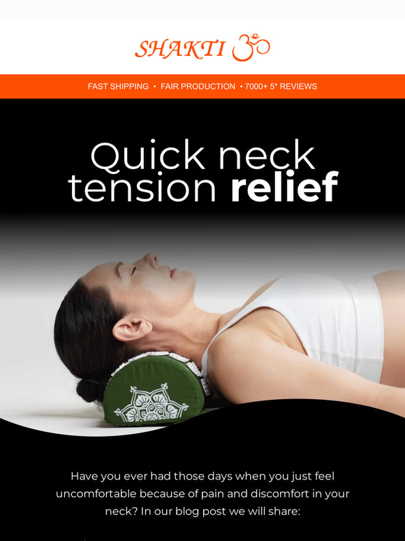 Shaktimat —, do you suffer from neck tension? Milled