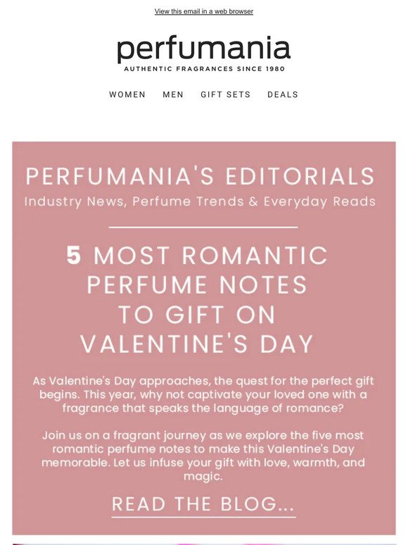 5 Most Romantic Fragrance Notes