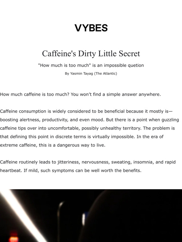 Caffein's dirty little secret